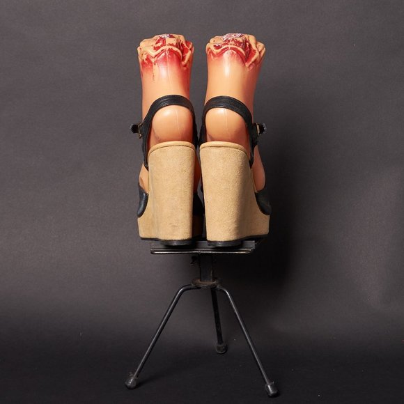 1970s Platform Wedge Heels Shoes